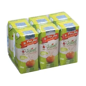Nước Ép Táo Hữu Cơ Pháp, Le Pur Jus de Pommes Bio, Organic Apple Juice, 6 Hộp (1200ml) - JULIET